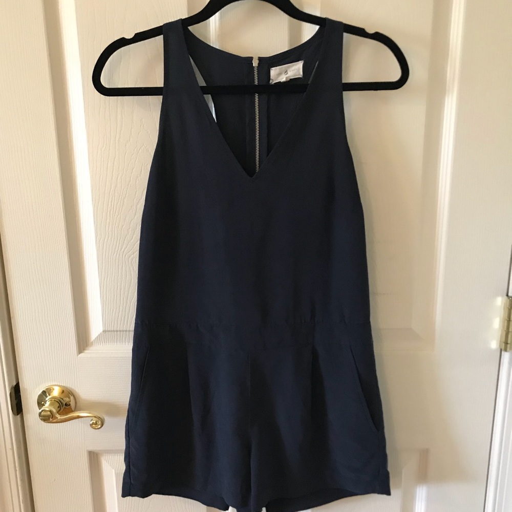 Lou & Gray navy blue romper